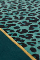 Tapis bleu en laine et viscose - Fauve Aqua  - 7 - Toulemonde Bochart