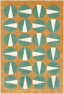 Tapis brun en PET recyclé - Gouache Outdoor Terre  - 2 - Toulemonde Bochart