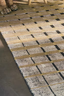 Tapis brun en laine et bambou - Isadora Or  - 3 - Toulemonde Bochart