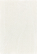 Tapis blanc en laine tencel - Kantha Blanc  - 1 - Toulemonde Bochart