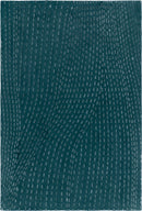 Tapis vert en laine tencel - Kantha Émeraude  - 1 - Toulemonde Bochart