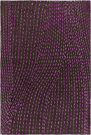 Tapis prune en laine tencel - Kantha Prune  - 1 - Toulemonde Bochart