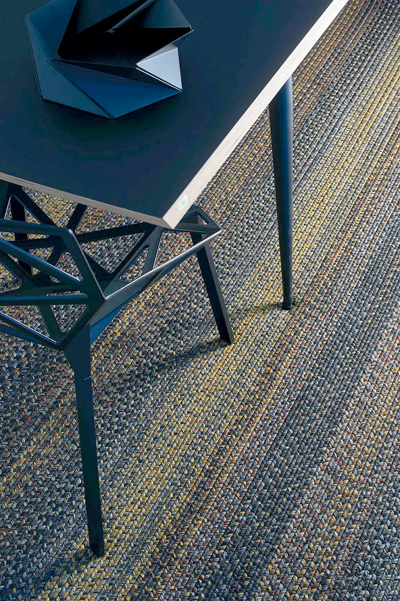Tapis brun en polypropylène - Natte Brun Or  - 2 - Toulemonde Bochart