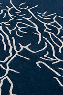 Tapis bleu en laine - Nature Bleu  - 4 - Toulemonde Bochart