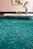 Tapis vert en laine - Nature Lagon  - 3 - Toulemonde Bochart