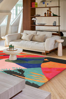 Tapis multicolore en laine - Oaxaca Multi - 2 - Toulemonde Bochart