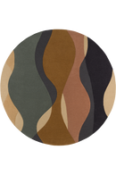 Tapis multicolore en laine - Océane Automne  - 1 - Toulemonde Bochart