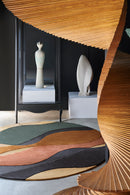 Tapis multicolore en laine - Océane Automne  - 2 - Toulemonde Bochart