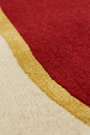 Tapis rouge en laine et viscose - Persia Rubis  - 4 - Toulemonde Bochart