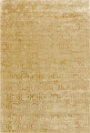 Tapis beige en tencel - Shaw Gold  - 1 - Toulemonde Bochart