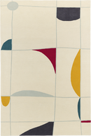 Tapis multicolore en laine - Stabile Multi  - 1 - Toulemonde Bochart
