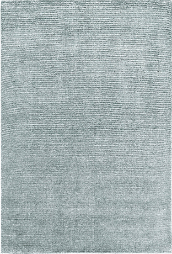 Tapis bleu en laine et bambou - Stone Celadon  - 1 - Toulemonde Bochart