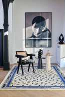 Tapis blanc en laine - Trasimene Blanc  - 2 - Toulemonde Bochart