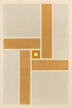 Tapis beige en laine et viscose - Vintage Beige  - 1 - Toulemonde Bochart