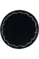 Tapis noir en laine - Baikal Noir  - 1 - Toulemonde Bochart