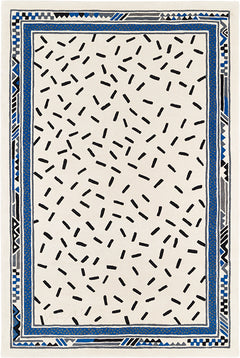 Tapis blanc en laine - Trasimene Blanc  - 1 - Toulemonde Bochart
