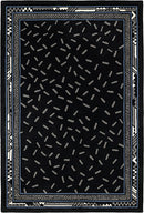 Tapis noir en laine - Trasimene Noir  - 1 - Toulemonde Bochart