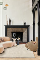 Tapis blanc en laine - Volute Ecru - 2 - Toulemonde Bochart