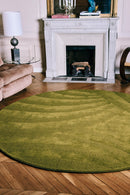 Tapis vert en laine - Volute Rond Vert - 2 - Toulemonde Bochart