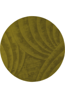 Tapis vert en laine - Volute Rond Vert - 1 - Toulemonde Bochart